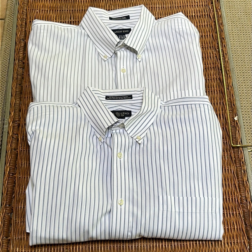 2 Land’s End Men’s button down